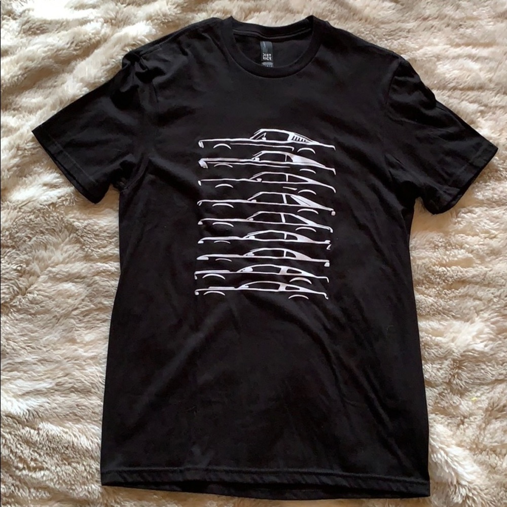 Ford Mustang Custom Glitter Tee NEW
